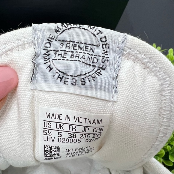 Adidas Originals Nizza High Cloud WHITE/BLACK Size 5.5 ( FW8351) Rare - Picture 7 of 11
